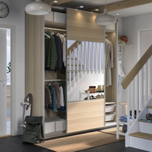 PAX/MEHAMN/AULI, гардероб - комбинация, с две лица, 895.613.61