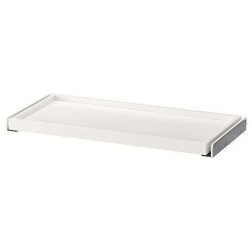 KOMPLEMENT, подвижна поставка, 75x35 см, бяло, 904.339.90