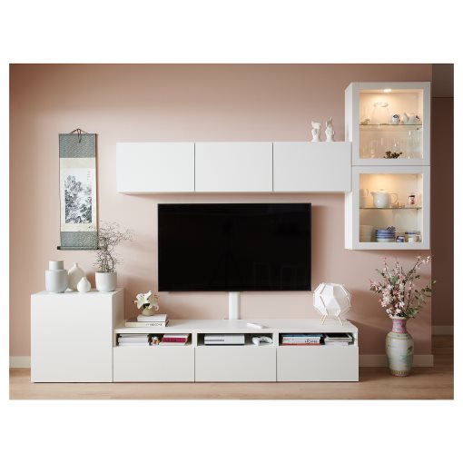 BESTÅ, TV секция/стъклени врати, 994.068.31