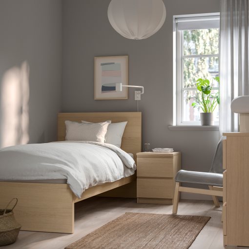MALM, легло с матрак, 995.440.31