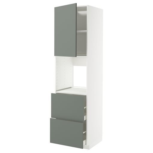 METOD/MAXIMERA, висок шкаф за фурна, чекм./2 чела/2 вис. чекм., 995.659.19