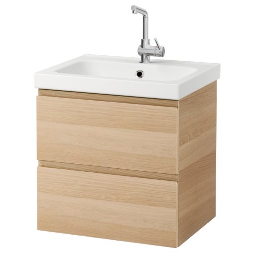 GODMORGON/ODENSVIK, шкаф с мивка и 2 чекмеджета, 999.030.76 - IKEA България GODMORGON/ODENSVIK, шкаф с мивка и 2 чекмеджета, 999.030.76