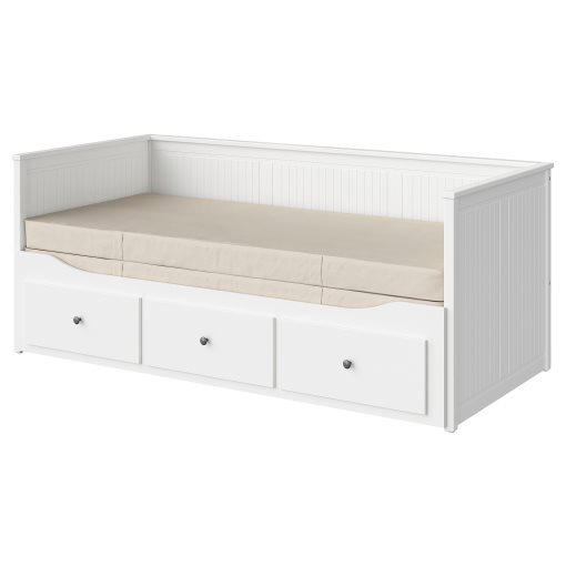 HEMNES, кушетка с 3 чекмеджета/2 матрака, 093.909.62