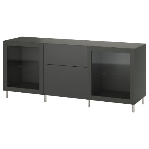 BESTÅ, комб. артикул за съхр. с чекмеджета, 095.558.30