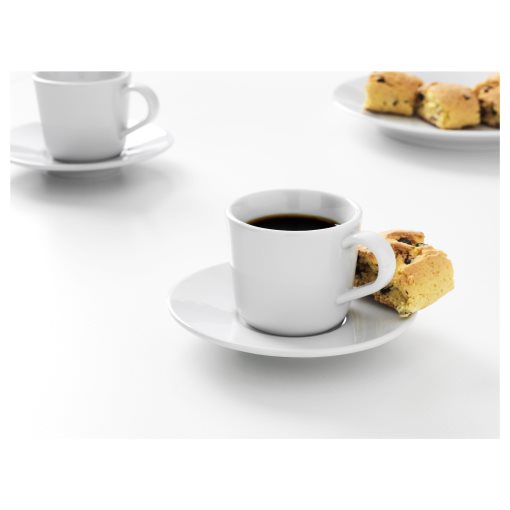 IKEA 365+, чашка и чинийка за еспресо, 60мл, 102.834.09