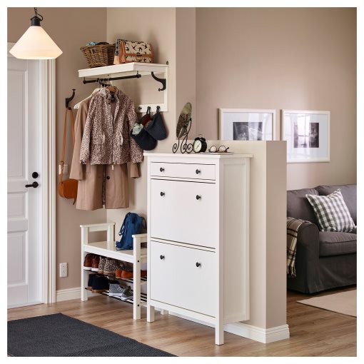 HEMNES, шкаф за обувки с 2 отделения, 201.695.59