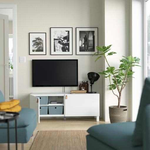 BESTÅ, TV шкаф с вратички, 294.194.36