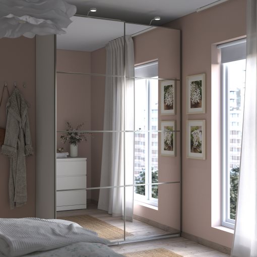 PAX/AULI, гардероб с плъзгащи се врати, 395.613.54