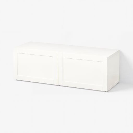 BESTÅ, етажерка с вратички, 490.474.21