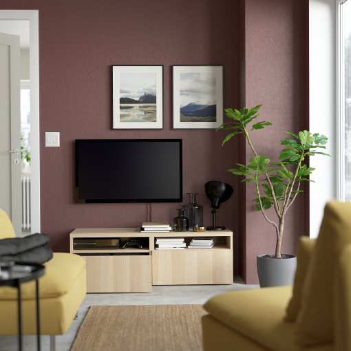 BESTÅ, TV шкаф с чекмеджета, 493.243.57