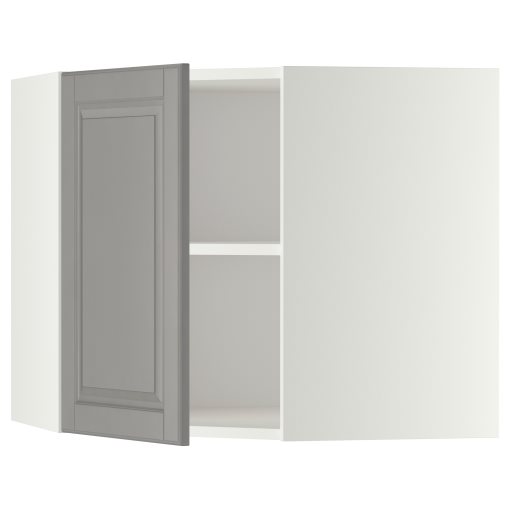 METOD, ъглов стенен шкаф с рафтове, 499.186.93