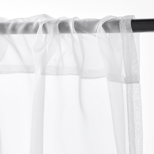 TERESIA, прозрачни завеси 145x300 см, бяло, к-т 2 бр, 502.323.33