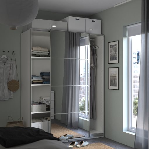 PAX/AULI, гардероб с плъзгащи се врати, 595.613.05