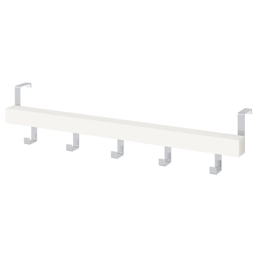 TJUSIG, закачалка за врата/стена, 60 см, бяло, 702.426.56 - IKEA България TJUSIG, закачалка за врата/стена, 60 см, бяло, 702.426.56