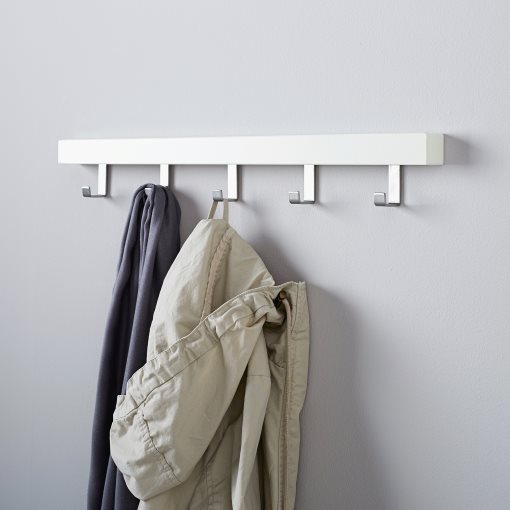 TJUSIG, закачалка за врата/стена, 60 см, бяло, 702.426.56 - IKEA България TJUSIG, закачалка за врата/стена, 60 см, бяло, 702.426.56