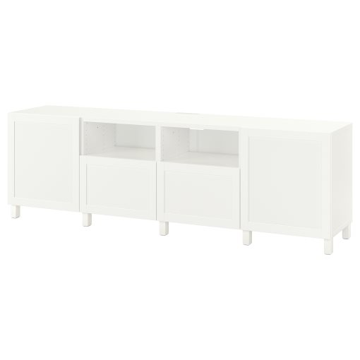 BESTÅ, TV шкаф с врати и чекмеджета, 794.013.54