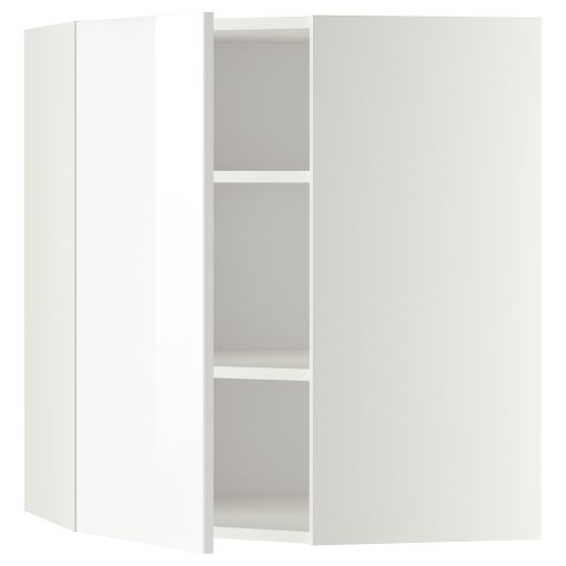 METOD, ъглов стенен шкаф с рафтове, 799.185.21