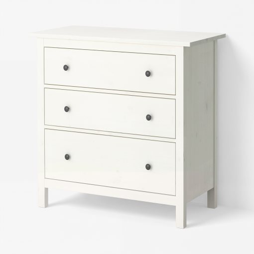HEMNES, скрин с 3 чекмеджета, 804.247.45