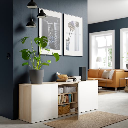 BESTÅ, комб. артикул за съхр. с врати, 893.249.92