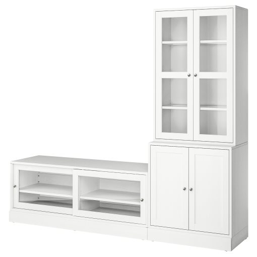 HAVSTA, TV секция/стъклени врати, 895.348.10