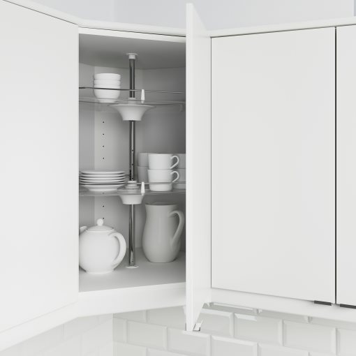 METOD, ъглов стенен шкаф с карусел, 091.200.79 - IKEA България METOD, ъглов стенен шкаф с карусел, 091.200.79