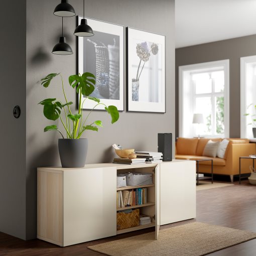 BESTÅ, комб. артикул за съхр. с врати, 093.249.91