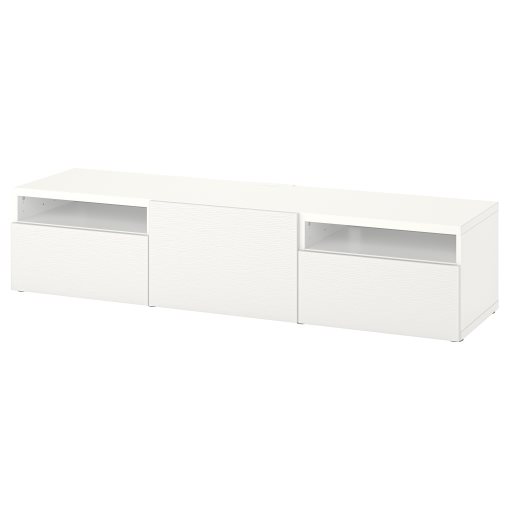 BESTÅ, TV шкаф с чекмеджета и врата, 094.358.90