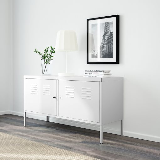 IKEA PS, шкаф, 119x63 см, бяло, 102.514.51