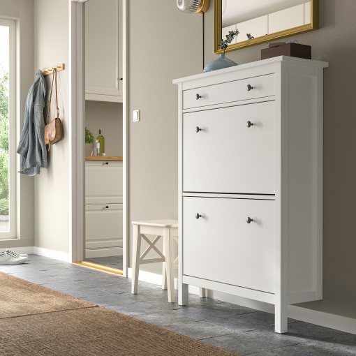 HEMNES, шкаф за обувки с 2 отделения, 201.695.59