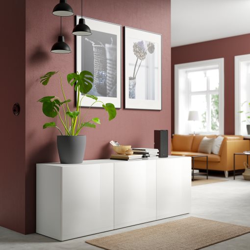 BESTÅ, комб. артикул за съхр. с врати, 293.249.90