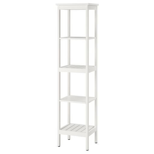 HEMNES, етажерка 42x172см, бяло, 302.176.54