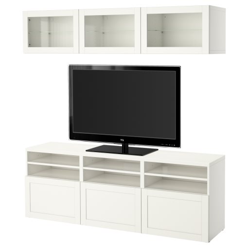 BESTÅ, TV секция/стъклени врати, 494.103.69