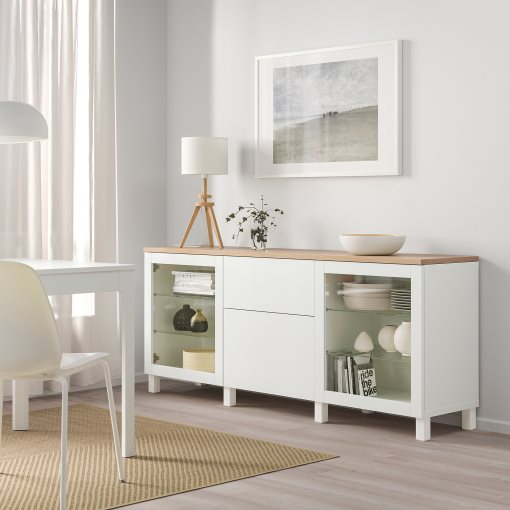 BESTÅ, комб. артикул за съхр. с чекмеджета, 594.243.42