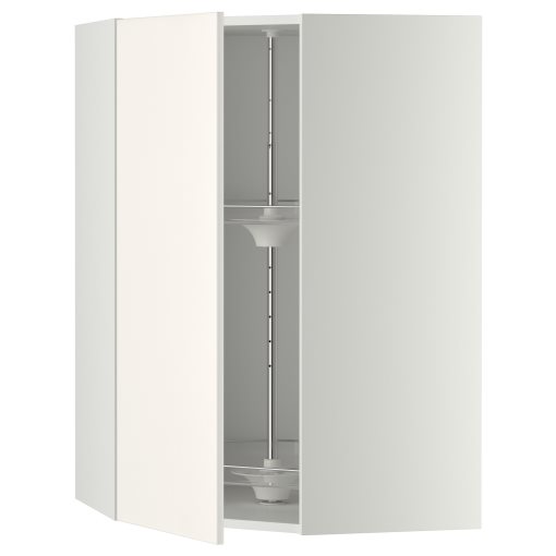 METOD, ъглов стенен шкаф с карусел, 791.202.93 - IKEA България METOD, ъглов стенен шкаф с карусел, 791.202.93