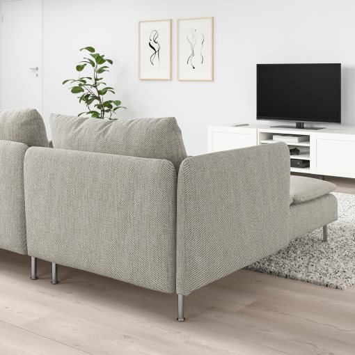SÖDERHAMN, 4-местен диван, с лежанка, 995.344.28