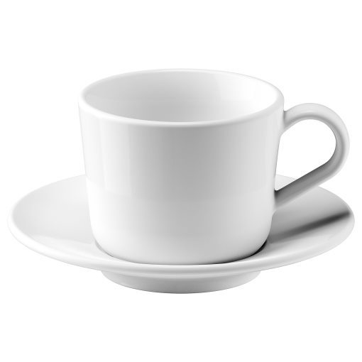 IKEA 365+, чаша и чинийка, 130 мл, 702.834.06