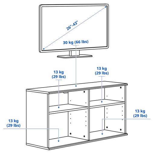 SKRUVBY, TV шкаф, 005.035.48