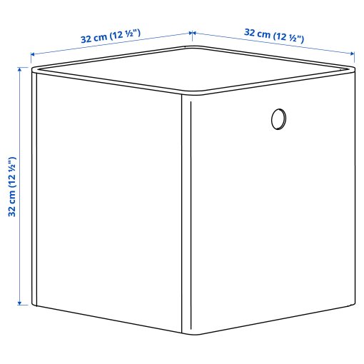 KUGGIS, кутия с капак, 32х32х32, 005.268.75