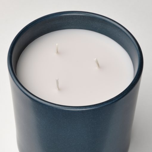 FRUKTSKOG, арома свещ в керамична чашка+капаче, Ветивер и здравец, 005.558.15