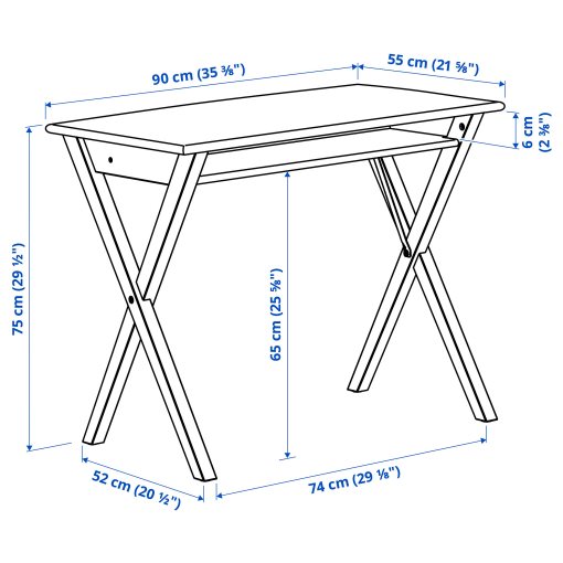 BOLLPOJKE, бюро, 90x55 см, 005.913.66