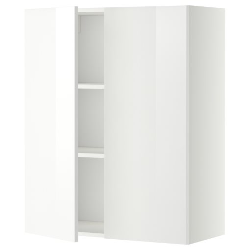 METOD, стенен шкаф с рафтове/2 вратички, 094.587.06