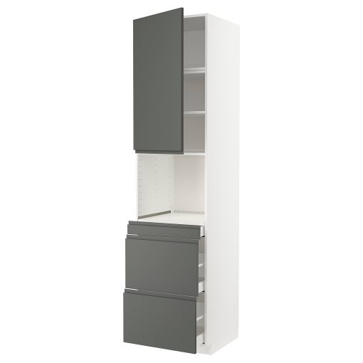 METOD/MAXIMERA, висок шкаф за комби микро, 094.672.87