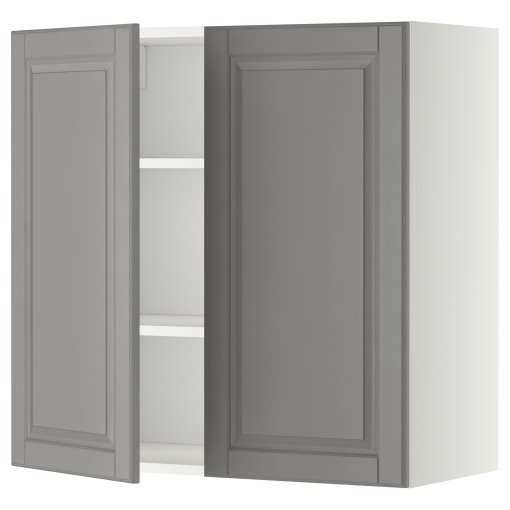 METOD, стенен шкаф с рафтове/2 вратички, 094.679.80