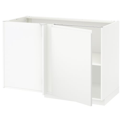 METOD, ъглов долен шкаф с рафт, 094.687.29
