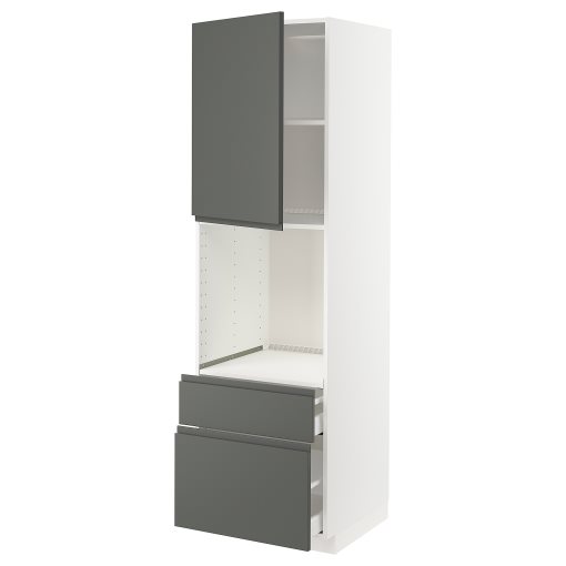 METOD/MAXIMERA, висок шкаф за фурна+вр/2 чела/1 ср/1 вис чкм, 094.689.94