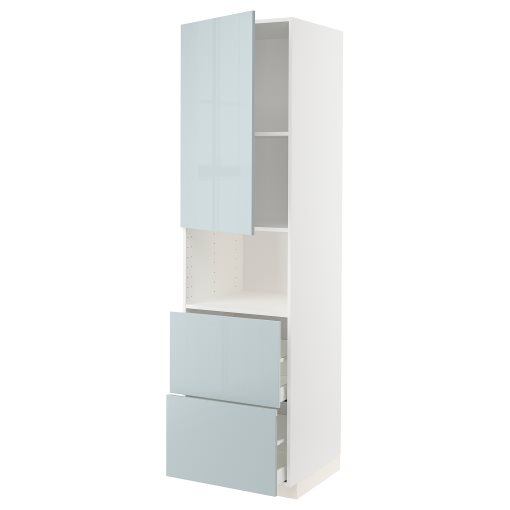 METOD/MAXIMERA, Висок шкаф за микровълнова фурна, врата/2 чекм, 094.787.90