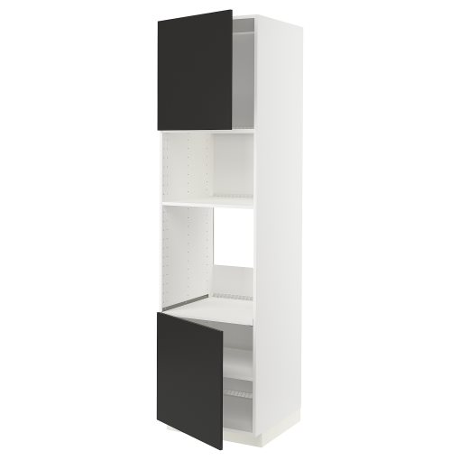 METOD, висок шкаф за фурна/микров., с 2 врати и рафт, 094.975.95