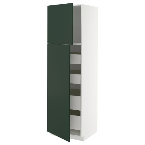 METOD/MAXIMERA, висок шкаф с 2 врати/4 чекмеджета, 095.567.64