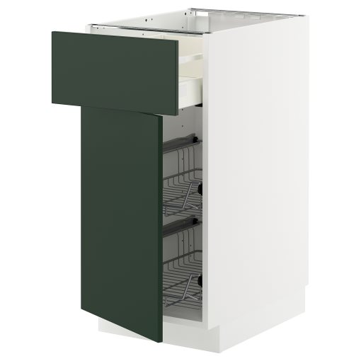 METOD/MAXIMERA, долен шкаф с тел. кошница/чекм./врата, 095.572.78