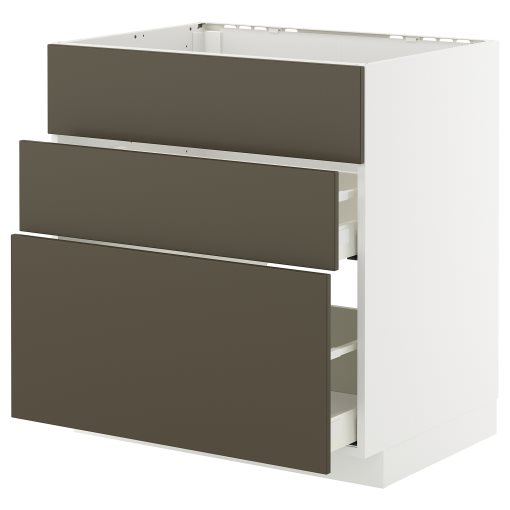 METOD/MAXIMERA, долен шкаф за готв. плот с чекмедже, 095.585.55